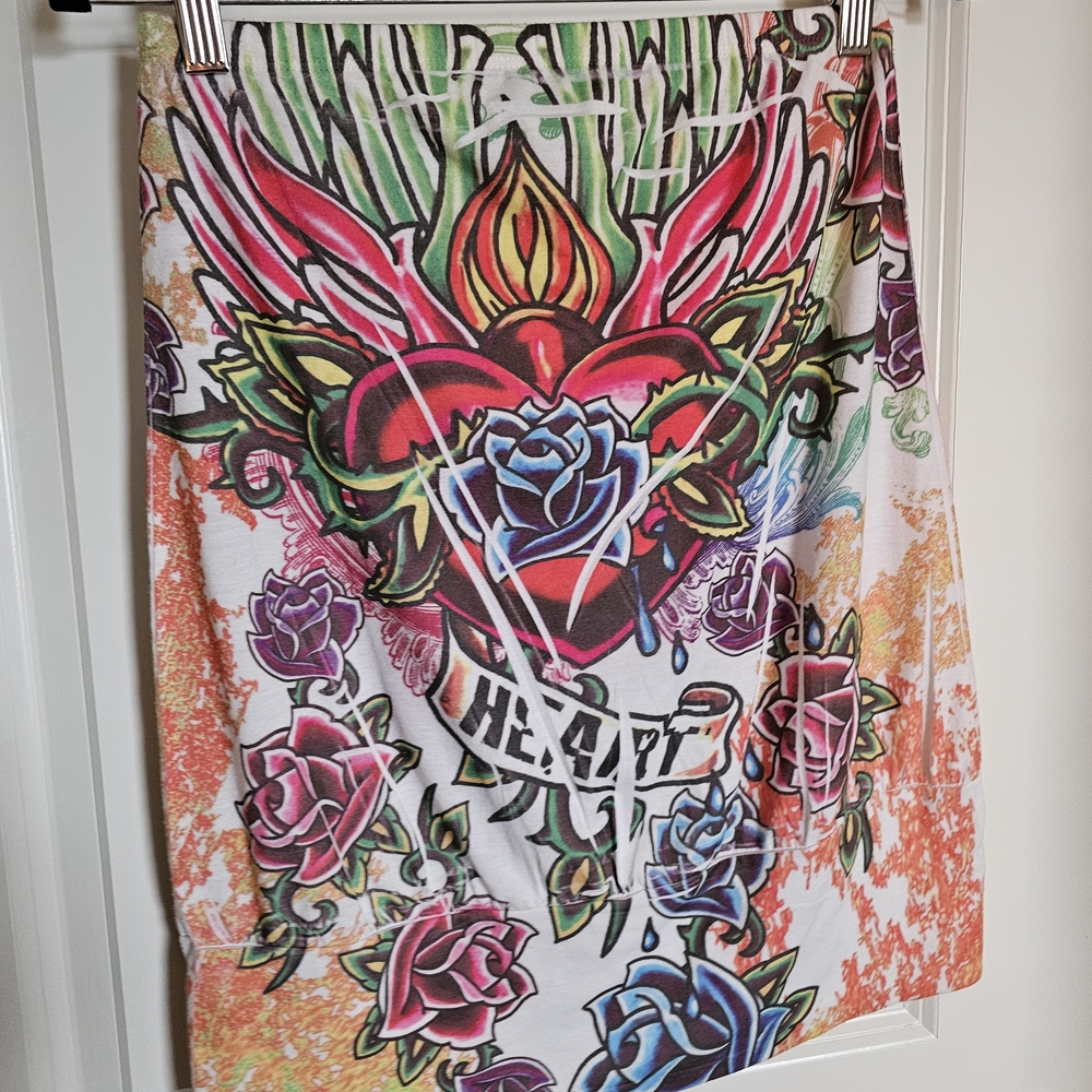 Wet Seal Vintage Y2K Retro
Ed Hardy Christian Audigier Tube Top Sz Lg